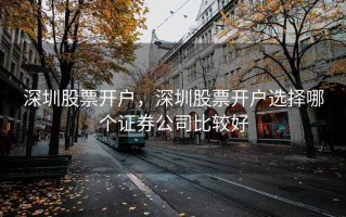 深圳股票开户，深圳股票开户选择哪个证券公司比较好