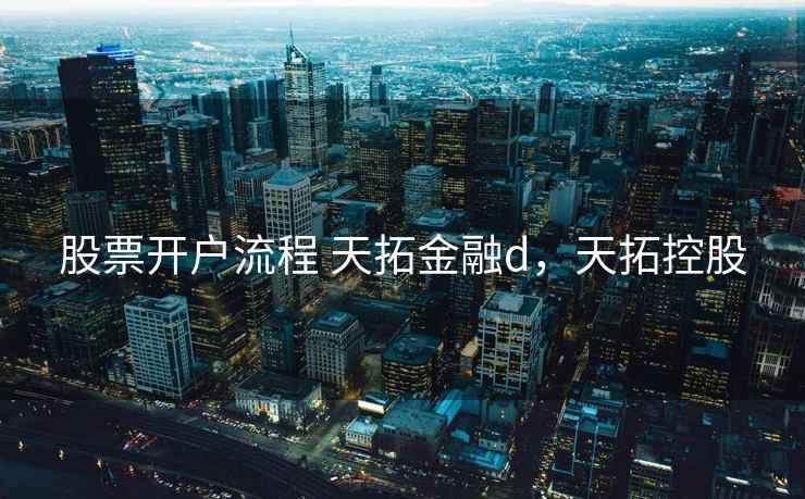 股票开户流程 天拓金融d，天拓控股